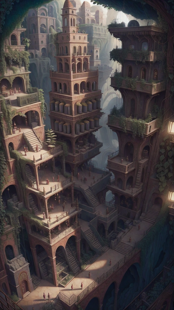 Labyrinth city, the Art of architecture