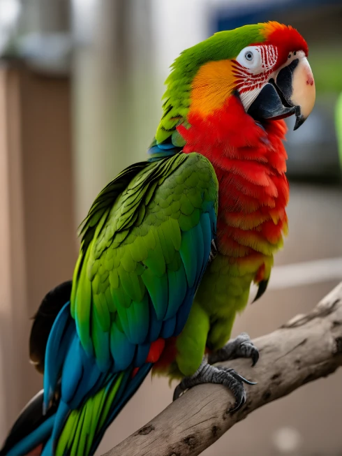 The photo of Parrot 4K