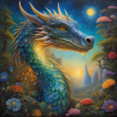 A magic dragon