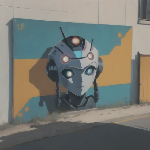 Robot Graffiti Painting